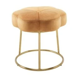 Seraphina Accent Vanity Stool - Linon Orange -Ottomans Official Shop unnamed file 10