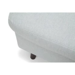Tufted Fabric Mid-Century Modern Storage Ottoman & Walnut Legs Light Gray - OFM -Ottomans Official Shop unnamed file 10011