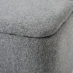 Stout Storage Ottoman Polyester/Metal/Wood Light Gray - LumiSource -Ottomans Official Shop unnamed file 10062