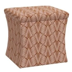 Tyler Storage Ottoman - Skyline Furniture Dotted Stripe Indigo -Ottomans Official Shop unnamed file 10093