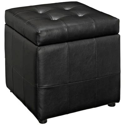 Volt Storage Upholstered Vinyl Ottoman - Modway 6 Volt Storage Upholstered Vinyl Ottoman - Modway - Image 4