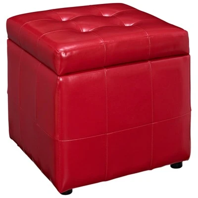 Volt Storage Upholstered Vinyl Ottoman - Modway 8 Volt Storage Upholstered Vinyl Ottoman - Modway - Image 6