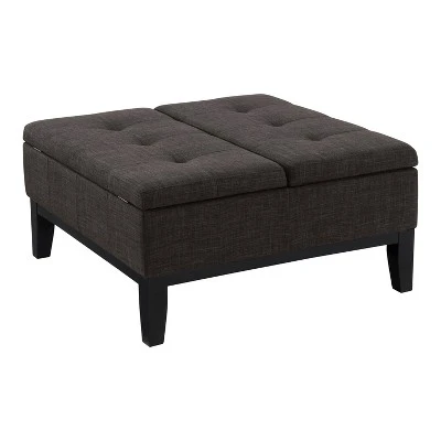 Darragh Split Lift Up Lid Storage Ottoman - HOMES: Inside + Out Gray 9 Darragh Split Lift Up Lid Storage Ottoman - HOMES: Inside + Out Gray - Image 7