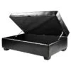 Antonio Bonded Leather Storage Ottoman - CorLiving Black 1 Antonio Bonded Leather Storage Ottoman - CorLiving Black -Ottomans Official Shop unnamed file 10138