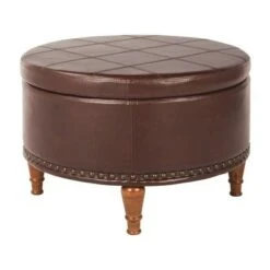Alloway Storage Ottoman - OSP Home Furnishings Pewter -Ottomans Official Shop unnamed file 10148