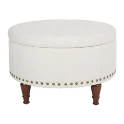 Alloway Storage Ottoman - OSP Home Furnishings Pewter -Ottomans Official Shop unnamed file 10149