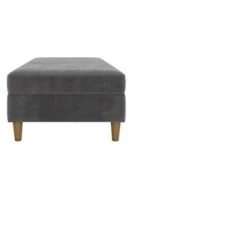 DHP Hartford Storage Ottoman - Dorel Home Products Black