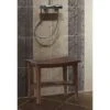 17.25" Preston Walnut Acacia Wood Shower Stool Walnut - Hillsdale Furniture -Ottomans Official Shop unnamed file 10221