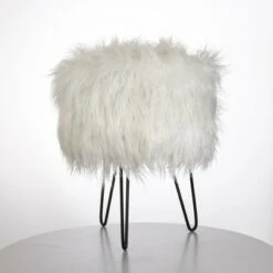 Patrice Faux Fur Stool - Buylateral Gray 10 Patrice Faux Fur Stool - Buylateral Gray -Ottomans Official Shop unnamed file 10233