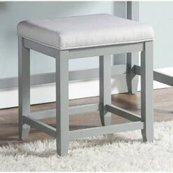 Vista Vanity Stool - Crosley White 12 Vista Vanity Stool - Crosley White -Ottomans Official Shop unnamed file 10278