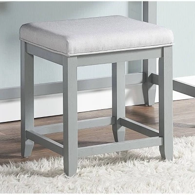 Vista Vanity Stool - Crosley White 7 Vista Vanity Stool - Crosley White - Image 5