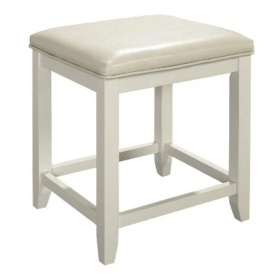 Vista Vanity Stool - Crosley White 8 Vista Vanity Stool - Crosley White - Image 6