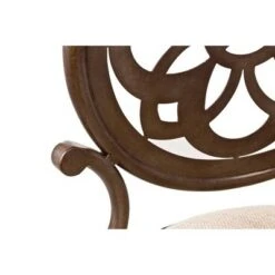 19" Marsala Metal Vanity Stool Antiqued Gray/Cream - Hillsdale Furniture