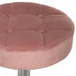 Nora Tufted Adjustable Backless Metal Vanity Stool Pink - Hillsdale Furniture -Ottomans Official Shop unnamed file 10378