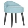 Brinda Vanity Stool - Light Blue - Safavieh -Ottomans Official Shop unnamed file 10418