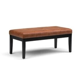 Abbey Tufted Ottoman Bench - Wyndenhall Brown -Ottomans Official Shop unnamed file 1055