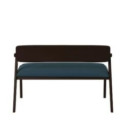 Millie Arm Dining Bench with Brown Finish Wood Back - Handy Living -Ottomans Official Shop unnamed file 1060