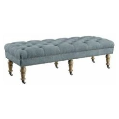 62" Isabelle Bench - Linon Natural 21 62" Isabelle Bench - Linon Natural -Ottomans Official Shop unnamed file 1098