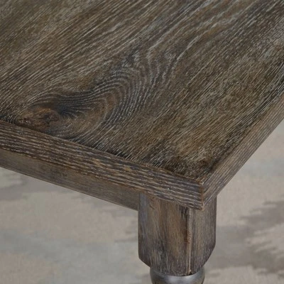 Burntwood Dining Bench Gray - Buylateral 5 Burntwood Dining Bench Gray - Buylateral - Image 3