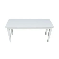 Shaker Styled Bench - International Concepts Washed Gray Taupe -Ottomans Official Shop unnamed file 1153