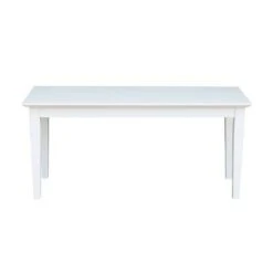 Shaker Styled Bench - International Concepts Washed Gray Taupe -Ottomans Official Shop unnamed file 1154