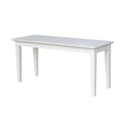 Shaker Styled Bench - International Concepts Washed Gray Taupe -Ottomans Official Shop unnamed file 1155
