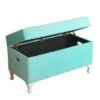 Kids' Diva Decorative Storage Bench - HomePop Aqua 2 Kids' Diva Decorative Storage Bench - HomePop Aqua -Ottomans Official Shop unnamed file 1169