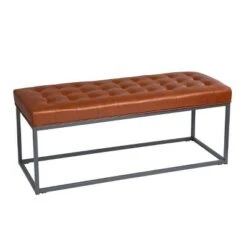 Perscon Upholstered Hallway Bench - Aiden Lane Brown -Ottomans Official Shop unnamed file 1194