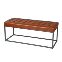 Perscon Upholstered Hallway Bench - Aiden Lane Brown -Ottomans Official Shop unnamed file 1198
