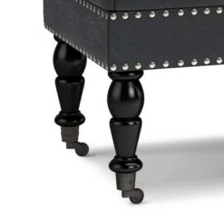 Donovan Tufted Ottoman Bench - WyndenHall Black/tweed Look Fabric -Ottomans Official Shop unnamed file 1241