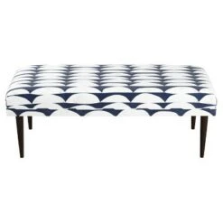 Skyline Furniture Fullerton Bench - Cloth & Company Navy -Ottomans Official Shop unnamed file 1251