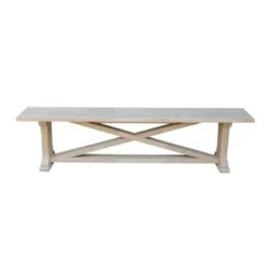 Alexa Bench Natural Wood - International Concepts