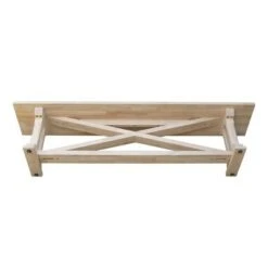 Alexa Bench Natural Wood - International Concepts -Ottomans Official Shop unnamed file 1277