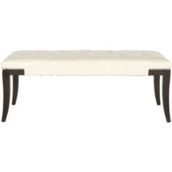 Gibbons Tufted Bench - Safavieh Taupe -Ottomans Official Shop unnamed file 1338