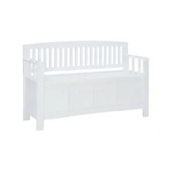 Cynthia Storage Bench - Linon Walnut -Ottomans Official Shop unnamed file 1368