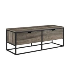 Modern 47.75" 2 Drawer Entry Storage Bench - Saracina Home Dark Walnut 17 Modern 47.75" 2 Drawer Entry Storage Bench - Saracina Home Dark Walnut -Ottomans Official Shop unnamed file 1409