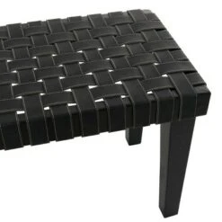 Olivia & May Rustic Birch Bench Black - Olivia & May -Ottomans Official Shop unnamed file 1420