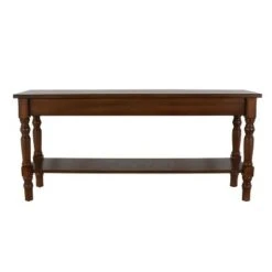Decor Therapy Charlie Bench with Shelf - Décor Threapy Pine -Ottomans Official Shop unnamed file 1450