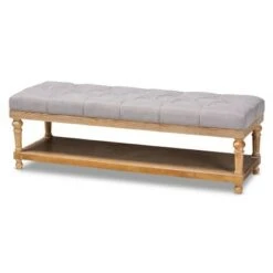Linda Linen Fabric Upholstered Washed Wood Storage Bench - Baxton Studio Gray 17 Linda Linen Fabric Upholstered Washed Wood Storage Bench - Baxton Studio Gray -Ottomans Official Shop unnamed file 1469