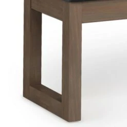 Large Madison Ottoman Bench - WyndenHall Midnight Black -Ottomans Official Shop unnamed file 1538