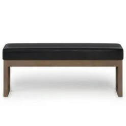 Large Madison Ottoman Bench - WyndenHall Midnight Black -Ottomans Official Shop unnamed file 1540