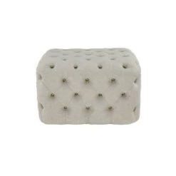 Olivia & May Linen Tufted Ottoman Bench Beige - Olivia & May -Ottomans Official Shop unnamed file 1545