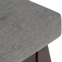 40" Tierney Mid Century Tufted Ottoman Bench - WyndenHall Denim Blue/linen Look Fabric -Ottomans Official Shop unnamed file 1554