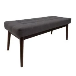 Flavel Mid Century Tufted Ottoman - Christopher Knight Home Gray -Ottomans Official Shop unnamed file 1589