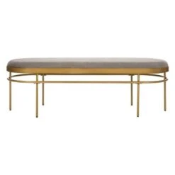 Sylva Oval Bench - Safavieh Slate Blue -Ottomans Official Shop unnamed file 1634