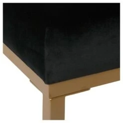 Velvet Rectangle Bench - Black - HomePop 12 Velvet Rectangle Bench - Black - HomePop -Ottomans Official Shop unnamed file 1638