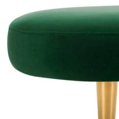 Corinne Velvet Oval Bench Emerald - Safavieh -Ottomans Official Shop unnamed file 1645