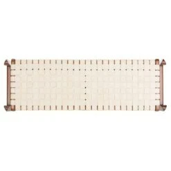 Dilan Leather Bench - Safavieh White/light Brown -Ottomans Official Shop unnamed file 1720