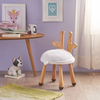 Rose Red's Stoolimals Collection Deer Stool White - Christopher Knight Home 3 Rose Red's Stoolimals Collection Deer Stool White - Christopher Knight Home