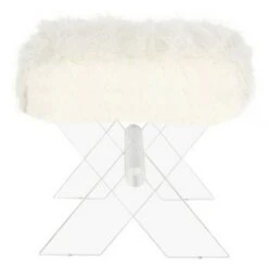 Keely Sheepskin X Bench Clear - Safavieh -Ottomans Official Shop unnamed file 1799